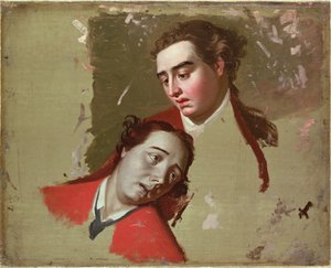 Study for the Death of General Wolfe at Quebec by George Romney