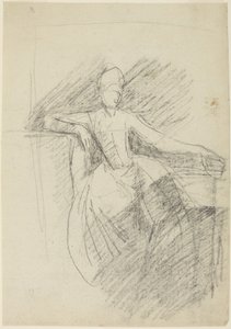 Study of a Seated Woman by George Romney