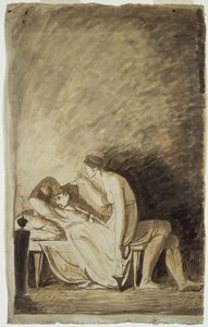 The Origin of Painting by George Romney