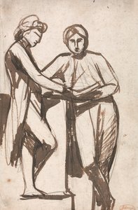 Two Standing Youths