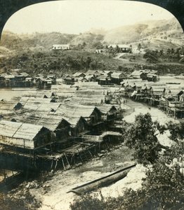 The Village of Ela-Varia, British New Guinea by George Rose
