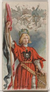 Battle of Sedan, Germany, from the Holidays Series N80 for Duke Brand Cigarettes, 1890 by George S. Harris and Sons
