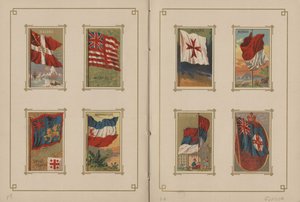 Flags of All Nations and of the States and Territories of the United States of America - Pages 19 and 20 by George S. and Sons Harris