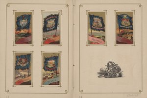 Flags of All Nations and the United States of America - Pages 35 and 36, 1887 by George S. and Sons Harris
