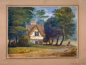 View of the Lodge in Hyde Park, London, 1826