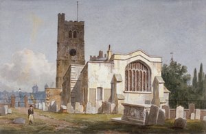 Church of St Mary at Lambeth, London, c. 1810