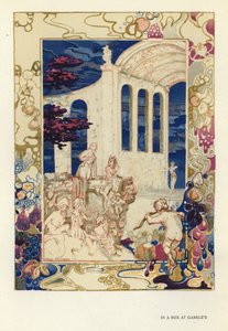 Illustration for The Happy Hypocrite by Max Beerbohm by George Sheringham