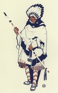 In the Tribe Was a Very Handsome Young Man by George Sheringham