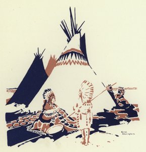 So They Drew Lots to See Who Should Seek Him in the Forest by George Sheringham