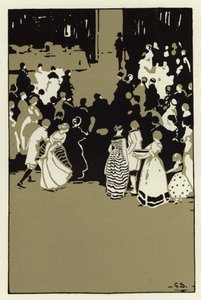 The Night Was Always One of Great Merriment and Feasting by George Sheringham