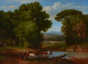 A Bit of the Roman Aqueduct by George Snr. Inness
