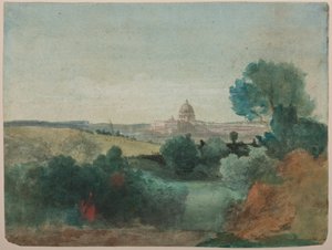 Saint Peters seen from the Campagna