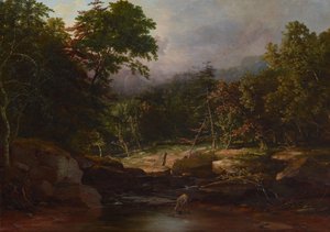 Stream in the Mountains by George Snr. Inness