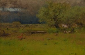 The Passing Storm by George Snr. Inness