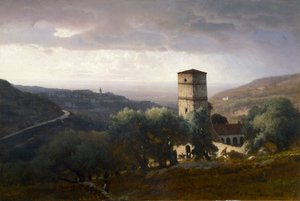 View of Rome from Tivoli by George Snr. Inness