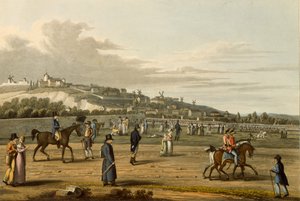 Review of the English Troops at Montmartre by the Duke of Wellington, 21st October 1815, engraved by M. Dubourg, 1817