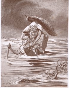 The Golden Fleece: He stepped boldly into the raging and foaming current, and began to stagger away from the shore
