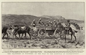 The Transport of Wounded on the Way to the Hospital at Bloemfontein by George Soper