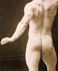 Eugen Sandow, in Classical Ancient Greco-Roman Pose (detail)