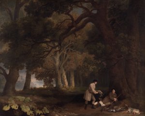 A Repose after Shooting by George Stubbs