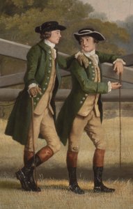 Detail from William Henry Cavendish-Bentinck, 3rd Duke of Portland and his younger brother Lord Edward, 1767-68 (detail)