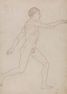 Human Figure, Lateral View (Outline Study in Reverse of Table VIII) by George Stubbs