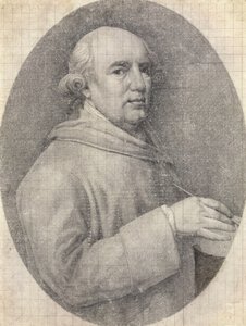 Study for a Self Portrait in Enamel by George Stubbs