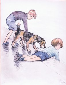 Fishing, from the quay, from Mudlarks published by Collins