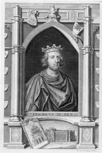 Henry III King of England, engraved by the artist