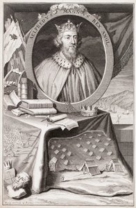 Portrait of Alfred the Great by George Vertue