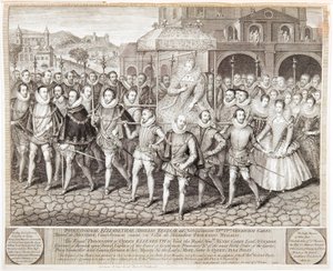 Royal Procession of Queen Elizabeth I by George Vertue