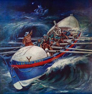 Life Boat Attempting a Rescue