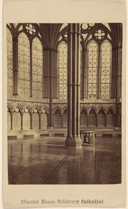 Chapter House, Salisbury Cathedral by George Washington Wilson