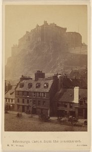 Edinburgh Castle from the Grassmarket by George Washington Wilson