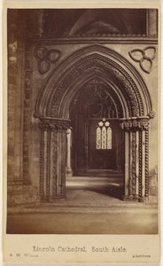 Lincoln Cathedral, South Aisle by George Washington Wilson