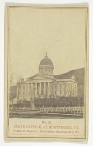 State Capitol at Montpelier, VT by George Watson