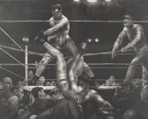 Dempsey and Firpo by George Wesley Bellows