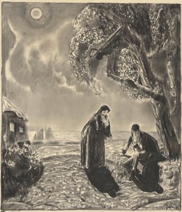 Figures in Moonlight by George Wesley Bellows