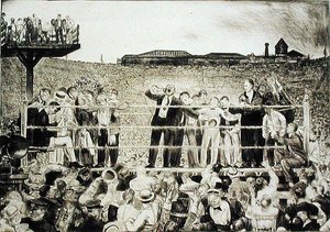Introducing Georges Carpentier: the Dempsey-Carpentier Fight by George Wesley Bellows