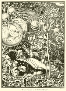 Beware of Sleeping on the Enchanted Ground by George Woolliscroft Rhead