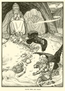 Giants Pope and Pagan by George Woolliscroft Rhead