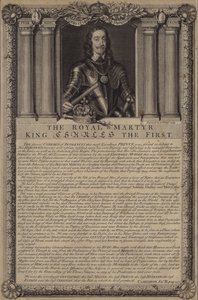 The Royal Martyr King Charles I by George after Vertue