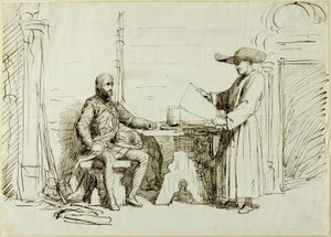 Priest and Soldier by George du Maurier