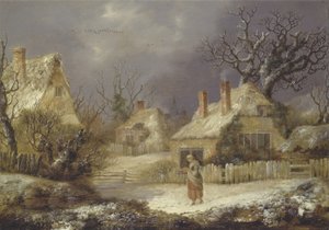 A Winter Landscape by George of Chichester Smith