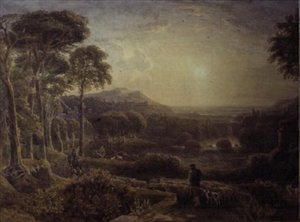 Landscape at Sunset by George the Younger Barret