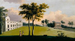 The South Front of Wilton House and the Palladian Bridge of the East, Salisbury