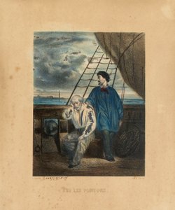 On the Pontoon, engraved by H. Jannin