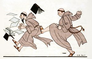 Being chased by the Abbot