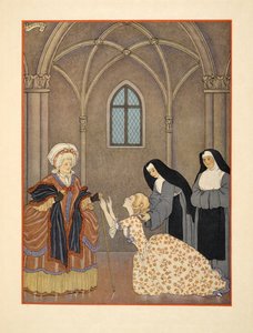 Cecile having returned to the convent, Illustration from 