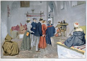 Entrance hall of the prison in Tangiers, c.1900 by Georges Bertin Scott